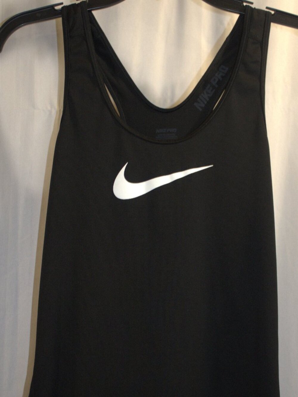 Nike Pro Dri‑Fit Women’s Black Racerback Tank Top Size Small Training Shirt